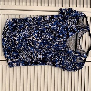 Cable and gauge cold shoulder worn one